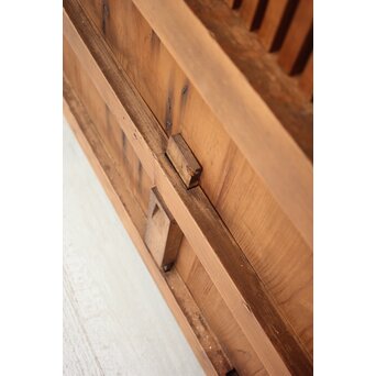 珍品 対の巾着金具格子蔵戸　W960Y 