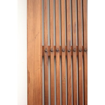 珍品 対の巾着金具格子蔵戸　W960Y 