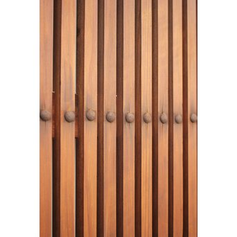 珍品 対の巾着金具格子蔵戸　W960Y 