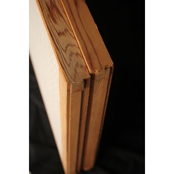 麻模様障子 白木書院 4枚1組　R2459 