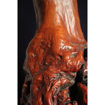 天然木瘤花器　X125 