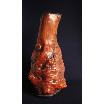 天然木瘤花器　X125