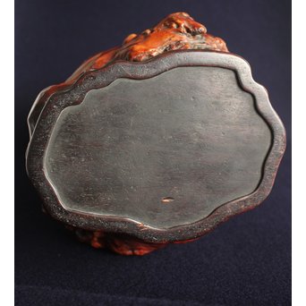 天然木瘤花器　X125 