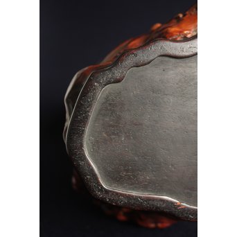 天然木瘤花器　X125 