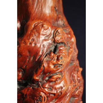 天然木瘤花器　X125 