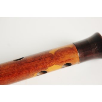 紅斑竹/湘妃竹 笛/香筒　U083 