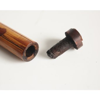 紅斑竹/湘妃竹 笛/香筒　U083 