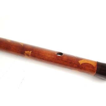 紅斑竹/湘妃竹 笛/香筒　U083 