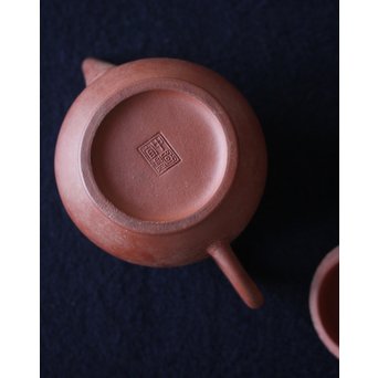 中国宜興窯 単孔朱泥急須/茶壷 70-80年代　P137 