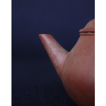 中国宜興窯 単孔朱泥急須/茶壷 70-80年代　P137 