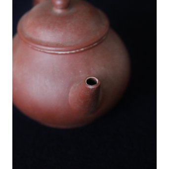 中国宜興窯 単孔朱泥急須/茶壷 70-80年代　P137 