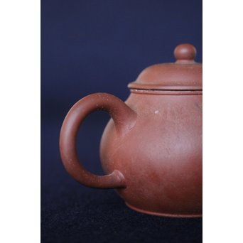 中国宜興窯 単孔朱泥急須/茶壷 70-80年代　P137 