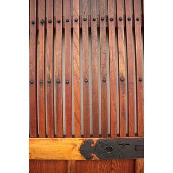 升格子腰板 格子蔵戸　W961 