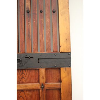 升格子腰板 格子蔵戸　W961 