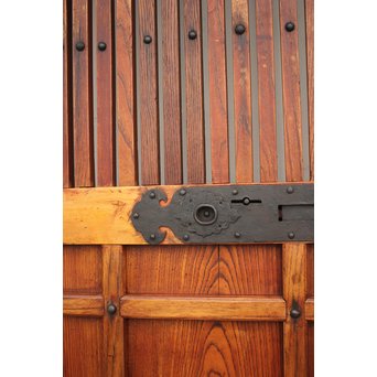 升格子腰板 格子蔵戸　W961 