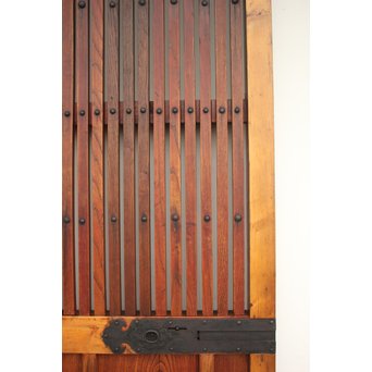 升格子腰板 格子蔵戸　W961 