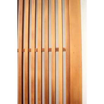 白木 中貫格子 ダイアガラス戸 4枚1組　L987 