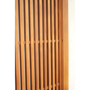 白木 中貫格子 ダイアガラス戸 4枚1組　L987 