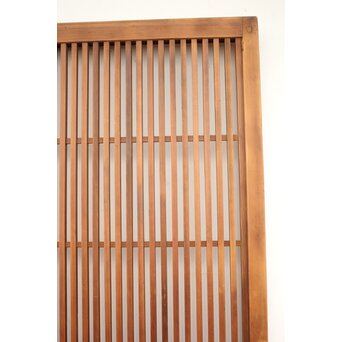 白木 中貫格子 ダイアガラス戸 4枚1組　L987 