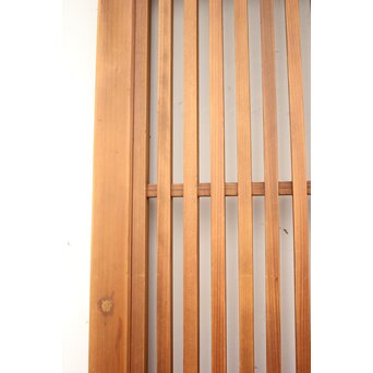 白木 中貫格子 ダイアガラス戸 4枚1組　L987 