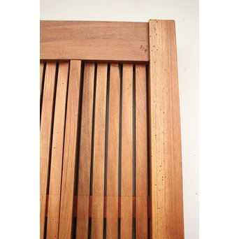 重厚鉄金具 総欅格子蔵戸　W964 