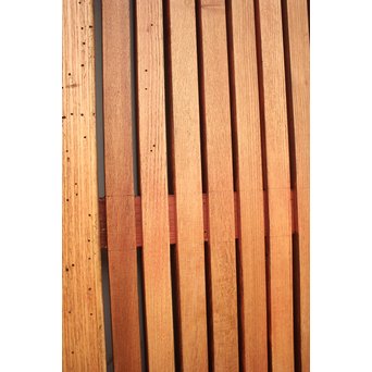 重厚鉄金具 総欅格子蔵戸　W964 