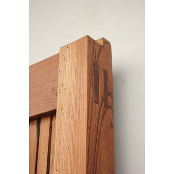 重厚鉄金具 総欅格子蔵戸　W964 