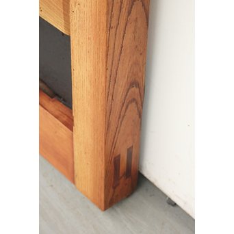 重厚鉄金具 総欅格子蔵戸　W964 