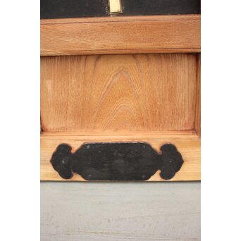 白木総欅格子蔵戸　W965Y 