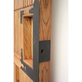 白木総欅格子蔵戸　W965Y 