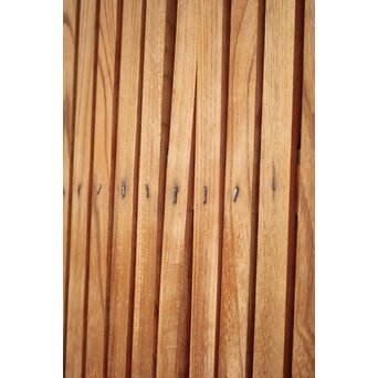 白木総欅格子蔵戸　W965Y 