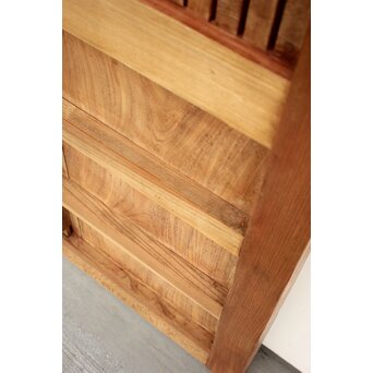 白木総欅格子蔵戸　W965Y 