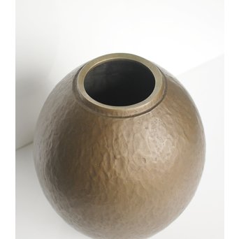 根箭忠緑 鶴文花瓶　M126 