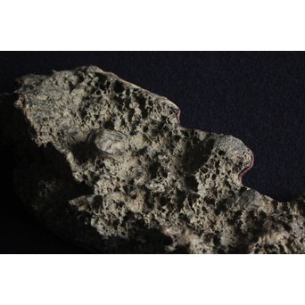 茶人一雨極箱 銘「峻」佐治川石 水石 盆石 鑑賞石 自然石　U084 