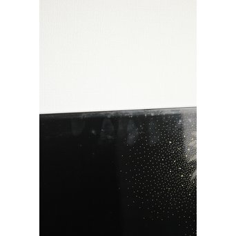 角野岩次 輪島塗沈金涛隅小屏風　Q060 