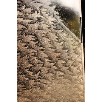 角野岩次 輪島塗沈金涛隅小屏風　Q060 