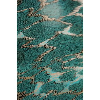 角野岩次 輪島塗沈金涛隅小屏風　Q060 