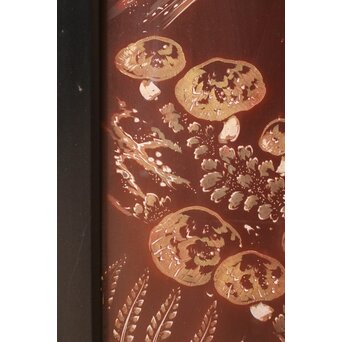 小野為郎 彫漆屏風　Q061 