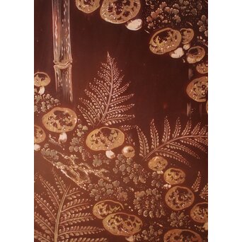 小野為郎 彫漆屏風　Q061 