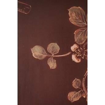 小野為郎 彫漆屏風　Q061 