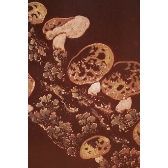 小野為郎 彫漆屏風　Q061 