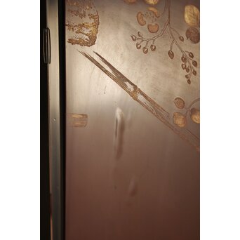 小野為郎 彫漆屏風　Q061 