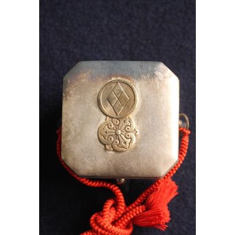 八角行器型 純銀ボンボニエール　M131 