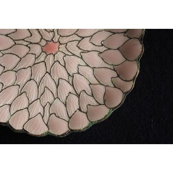 桜の七宝茶托 5客　Y016 