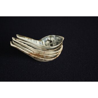 染付蓮華 5客　P138 