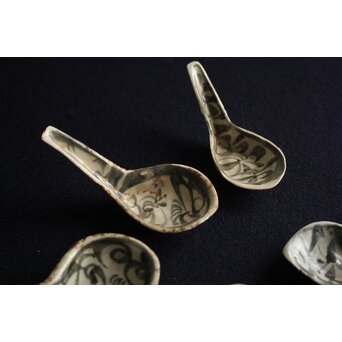 染付蓮華 5客　P138 