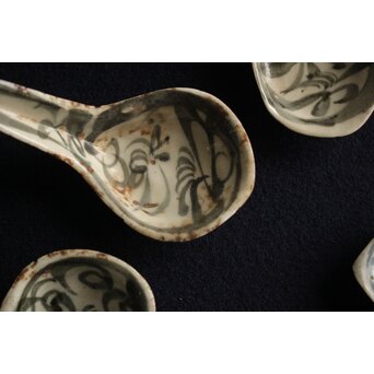 染付蓮華 5客　P138 