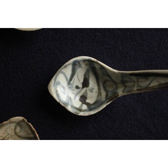 染付蓮華 5客　P138 