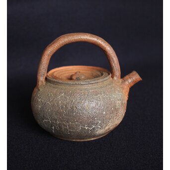 雲林院 宝山/寶山 十七代 昌平作 南蛮急須/ボーフラ　P142 