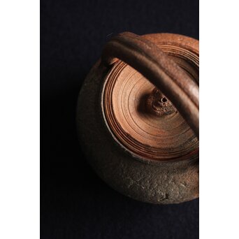 雲林院 宝山/寶山 十七代 昌平作 南蛮急須/ボーフラ　P142 